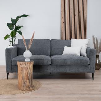 Bronx71 Sofa 3-Sitzer Orlando Stoff anthrazit