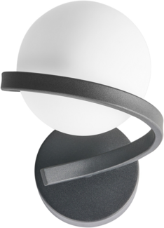 Wandlampe COLAGNE Metall Schwarz