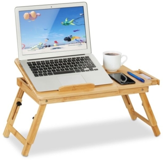 Klappbarer Laptoptisch aus Bambus 10043287