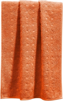 Möve Duschtuch Duschtuch "Quadretti", Walk-Frottier Uni