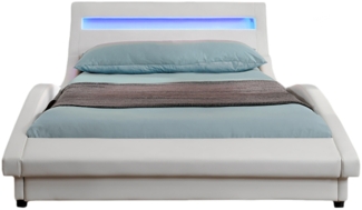 HTI-Living Nick Bett mit LED-Licht 90x200 cm