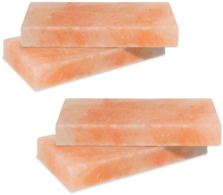 Clanmacy Grill-Salzstein 6X Mahlzeit Yakiniku Grillstein Hochwertiger Grillfliese 20x10x2,5cm (6-St)
