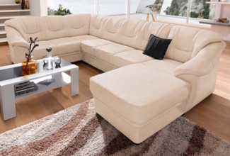 sit&more Wohnlandschaft Savona U-Form, B: 320 cm, optional Bettfunktion, Federkern
