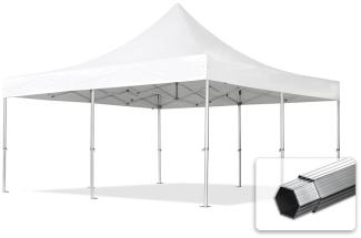 5x5 m Faltpavillon, PROFESSIONAL Alu 50mm, feuersicher, weiß