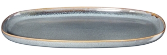 Asa Servierplatte Saisons Denim Oval Grau-Blau (28,5cm) 27200118