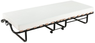 COSTWAY Gästebett klappbar, 80x200cm, Schaumstoffmatratze&Rollen, bis 220kg