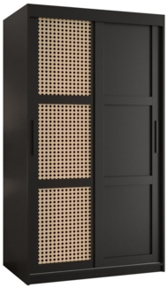 MOEBLO Schiebetürenschrank ABIA III (Schrank Boho Schrank, mit/ ohne Schubladen, Schwebetürenschrank Schrank Garderobe Schiebtüren Schlafzimmer Wohnzimmerschrank) (BxHxT):100/120/150/180/200/250x200x62 cm