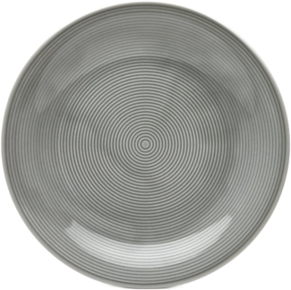 van Well Dessertteller Jive, Teller 21 cm, 6 Stück, (6 St), dezentes Spiraldekor, spülmaschinen-und mikrowellengeeignet