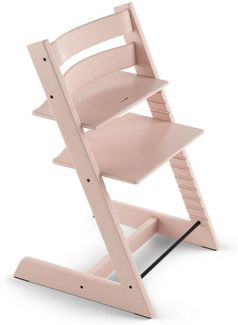 Stokke 'Tripp Trapp' Hochstuhl, serene pink, höhenverstellbar, Buche massiv, bis 110 kg