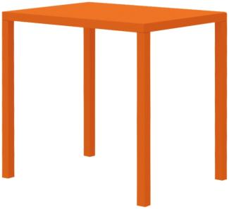 Kleiner Esstisch Quatris 80x60x75 cm orange