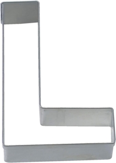 Städter Ausstecher Edelstahl Buchstabe L 6,5 cm