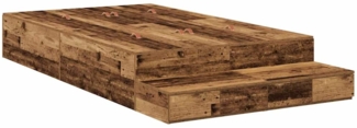 vidaXL Bett mit Stauraum Altholz 236.5 x 120 x 31.5 cm Holzwerkstoff 3335635