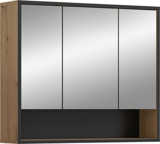 Bagno Spiegelschrank in Artisan Oak Nachbildung