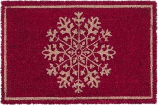 Kokos Fußmatte "Schneeflocke" 10042692