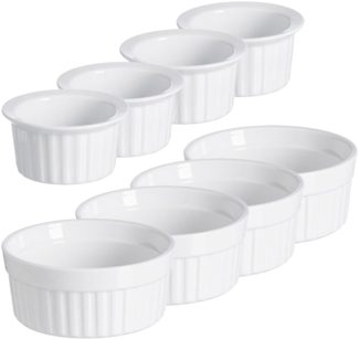 Ritzenhoff & Breker Bianco Auflaufformen-Set rund 8-teilig - DS