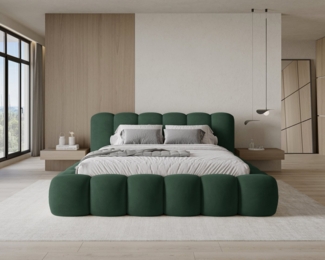 Chilly Möbel Polsterbett Stone Samt Stoff 140x200 cm mit Stauraum Velluto 27