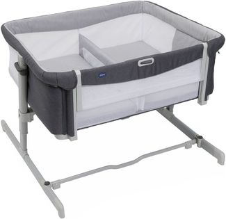 Chicco Beistellbett - Next2Me Twins - Magnet Grey