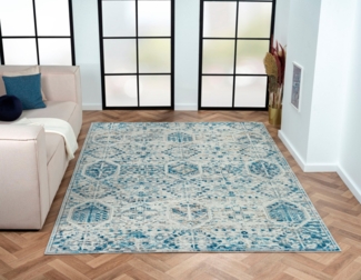 Myflair Möbel & Accessoires Teppich My Heriz 2, rechteckig, Höhe: 8 mm, Kurzflor, klassisches Orient Design, besonders weich durch Microfaser