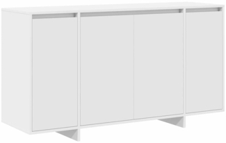 vidaXL Sideboard Weiß 135 x 41 x 75 cm Holzwerkstoff 3333886