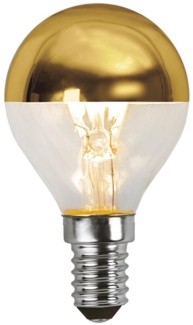 LED-Leuchtmittel ,Top Coated', E14, 3,5W, 250lm, dimmbar, gold, blendfrei, warmweiß