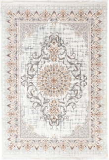 Morgenland Orientalischer Webteppich - Saffron Sensations - rechteckig - 225x150 - Creme