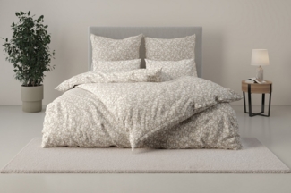 my home Bettwäsche Mariby, Renforcé, 2 teilig, mit feinem Blümchen Design, skandinavisch, romantische Bettwäsche