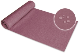 Haus und Deko Tischläufer Tischläufer rechteckig Leinenoptik beschichtet (1-tlg)