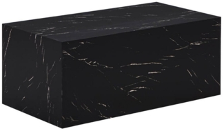 HOME DELUXE Couchtisch Marmor AMIRI L - 95 x 40 x 50 cm, Marmoroptik, Wohnzimmertisch, Beistelltisch