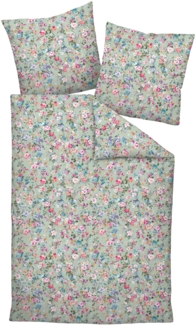 Janine Interlock-Jersey Bettwäsche 135x200,80x80 2 teilig Carmen S 55110-09-500 multicolor