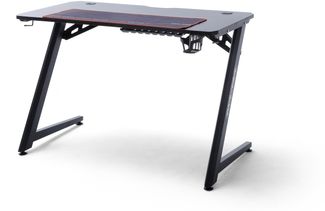 Gamingtisch >DX-RACER< in schwarz, Holzwerkstoff/ Metall - 111x75x80cm (BxHxT)