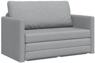 vidaXL Sofa Bett Hellgrau 124 x 71 x 78 cm Stoff 4106691