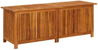 Garten-Aufbewahrungsbox, Gartenlagerbox 150 x 50 x 58 cm Massivholz Akazie