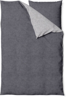 Traumschloss Bettwäsche Comfort Baumwolle, Flanell, 2 teilig, robuste, langlebige Wendebettwäsche, uni