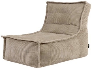 icon Sitzsack Liege aus Cord „Dolce“, Made in Germany, für Erwachsene & Kinder, für Wohnzimmer