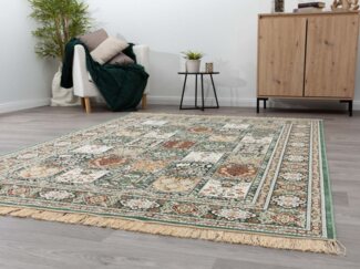 Steffensmeier Orientteppich Riad Felder, Rechteckig, Höhe: 5 mm, Bordüre