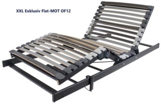 Bettenkiste XXL Exclusiv Lattenrost mit Flat-Motor OF12 bis 180 kg, 90x200 cm