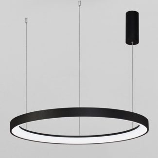 Nova Luce 9853686 PERTINO LED Pendelleuchte 78cm 3000K Schwarz dimmbar