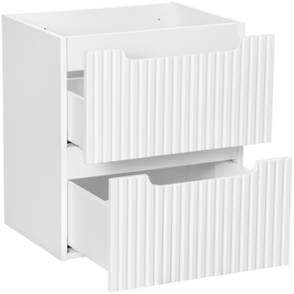 Waschtischunterschrank 50 cm, weiß, NEWPORT-56-WHITE