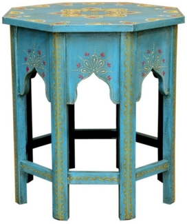 Orientalischer Beistelltisch Saada Blau M