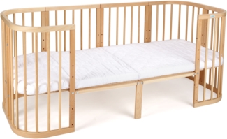 Waldin Erweiterung auf 174cm passend für 7in1 Babybett, Kinderbett, KEIN BETT Natur