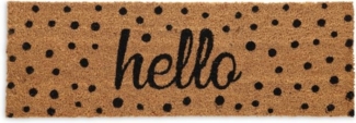 Kokos Fußmatte Hello mit Punkten 10049446