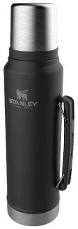 Stanley Isolierflasche Classic 1 Liter schwarz/ silberf