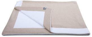 Baby's Only 611163 Baby Decke, beige/weiß