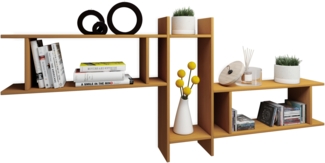 VCM Wandregal Sirola 912534 Buche H. 80 x B. 188 x T. 20 cm