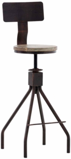 CLP Barhocker Elko mit individueller Höhenverstellung,bronze