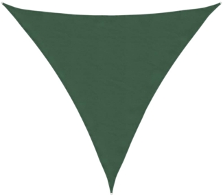 vidaXL Sonnensegel Oxford-Gewebe Dreieckig 6x6x6 m Dunkelgrün 135515