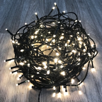 96er LED Lichterkette Außen Innen Partylichterkette grün Weihnachtslichterkette warmweiß