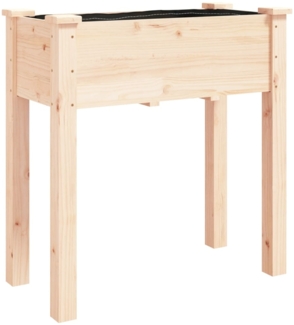 vidaXL Pflanzkübel mit Einsatz 71x37x76 cm Massivholz Tanne 364230