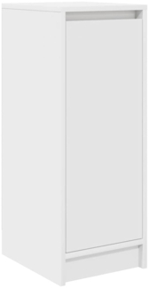 vidaXL Schuhschrank Weiß 29,5x34x76 cm Holzwerkstoff 861859
