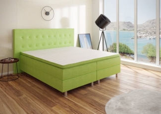 Best for Home Boxspringbett Boxspringbett NEO mit Bonell-Federkern &5 cm Topper with Schlafkomfort (90x200 100x200 120x200 140x200 160x200 180x200 200x200 cm), Handwerksqualität, TOP- Preis-Leistungs-Verhältnis